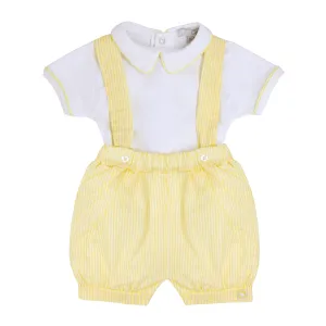 Lemon Dungaree Set