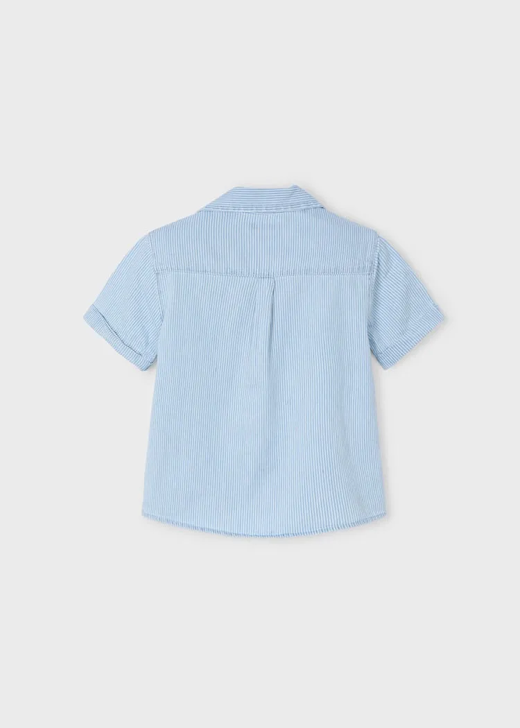 Lightweight Denim Short Sleeved Shirt