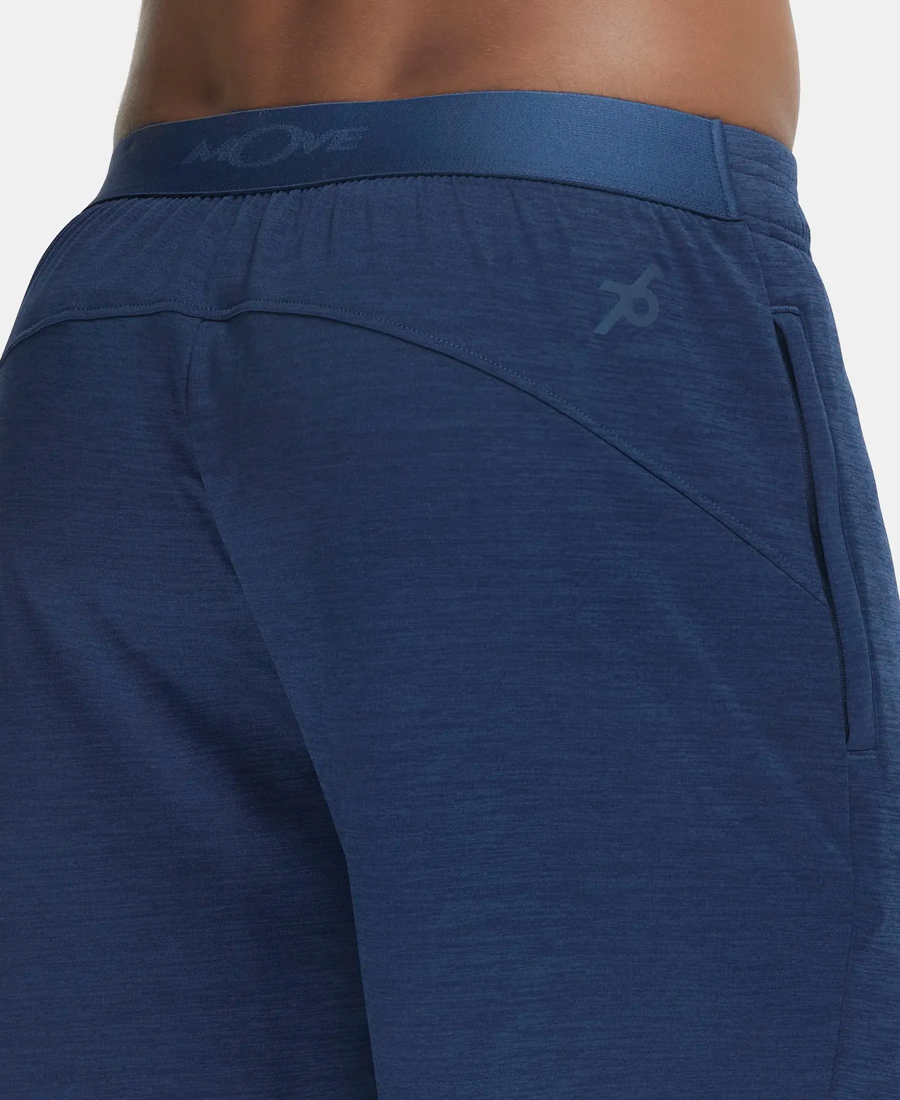 Lightweight Microfiber Shorts with Zipper Pockets and StayFresh Treatment - Insignia Blue