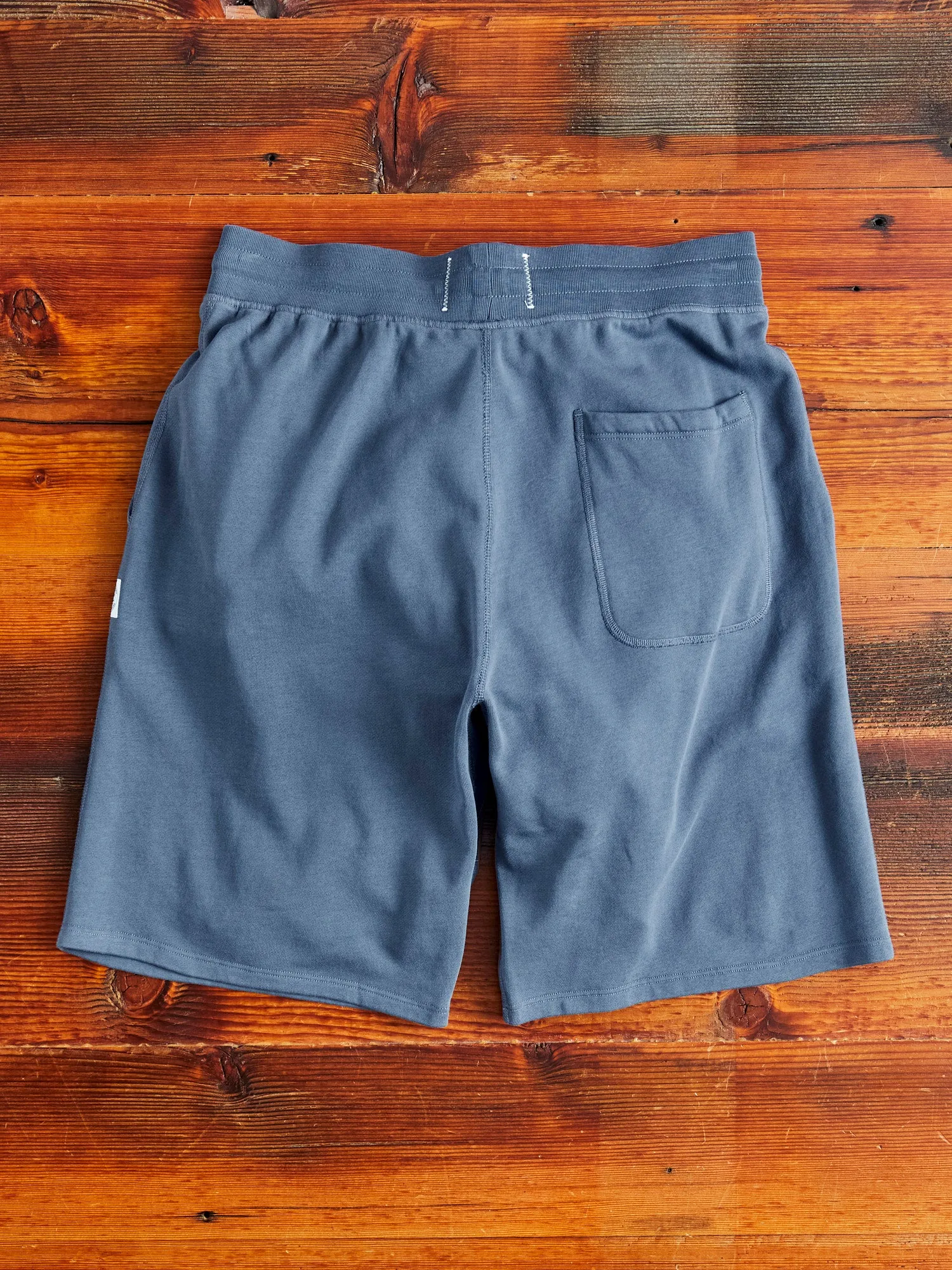 Lightweight Terry Sweatshort in Washed Blue
