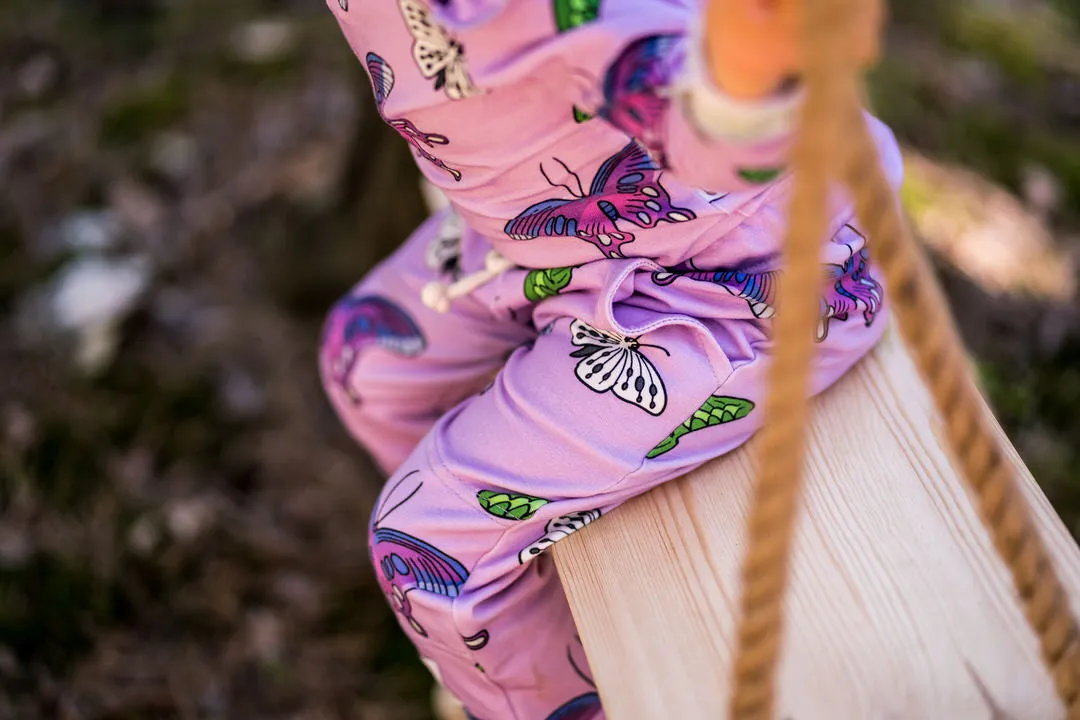 Lilac Butterflies Joggers - HURRY! Only 2 left