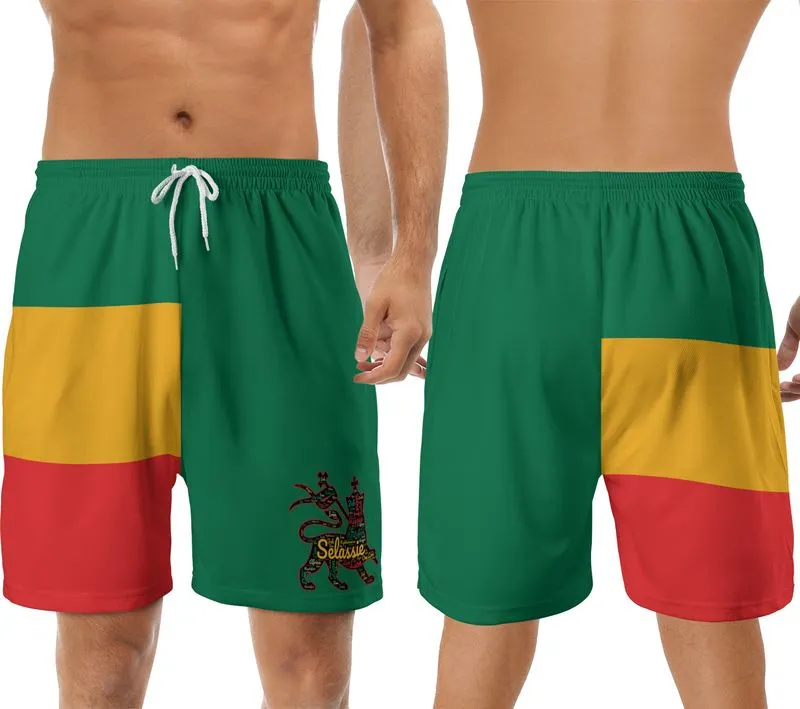 Lion Of Judah Athletic Rasta Shorts