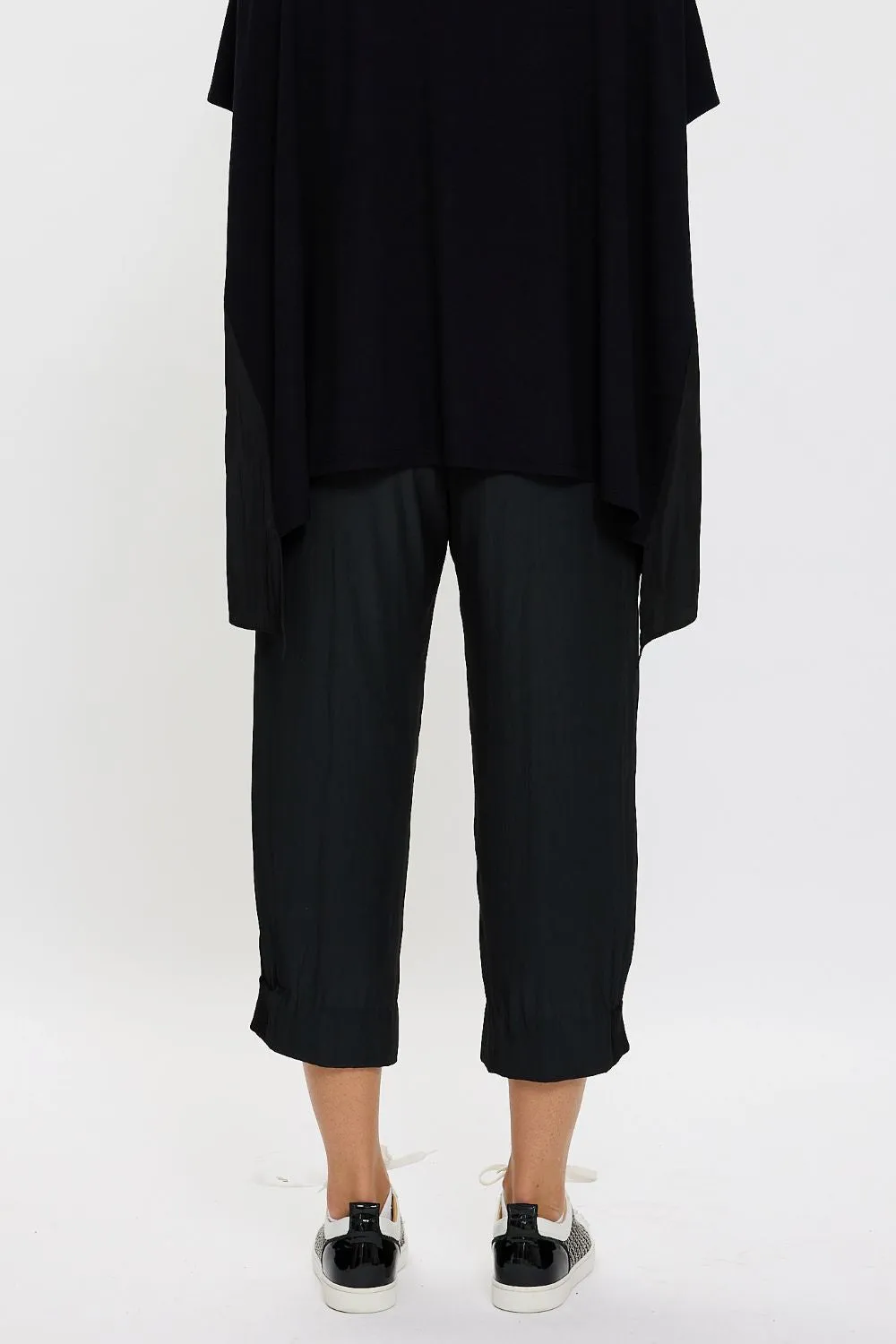 Liquid Crop Rib Pallazo