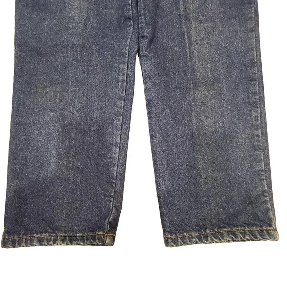 L.L. BEAN Double L Relaxed Fit High Rise Flannel Lined Jeans Women's Size 18P