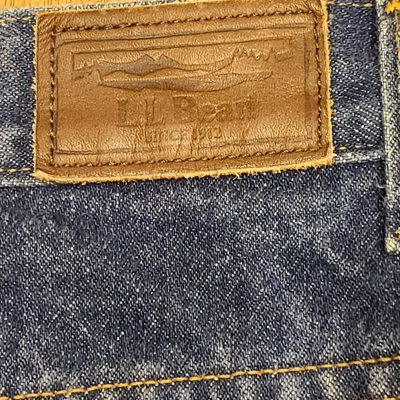 L.L. BEAN Double L Relaxed Fit High Rise Flannel Lined Jeans Women's Size 18P