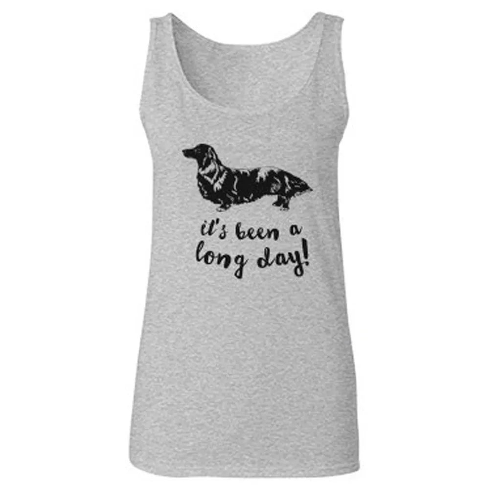 Long Hair Dachshund Shirt - It's been a long day!