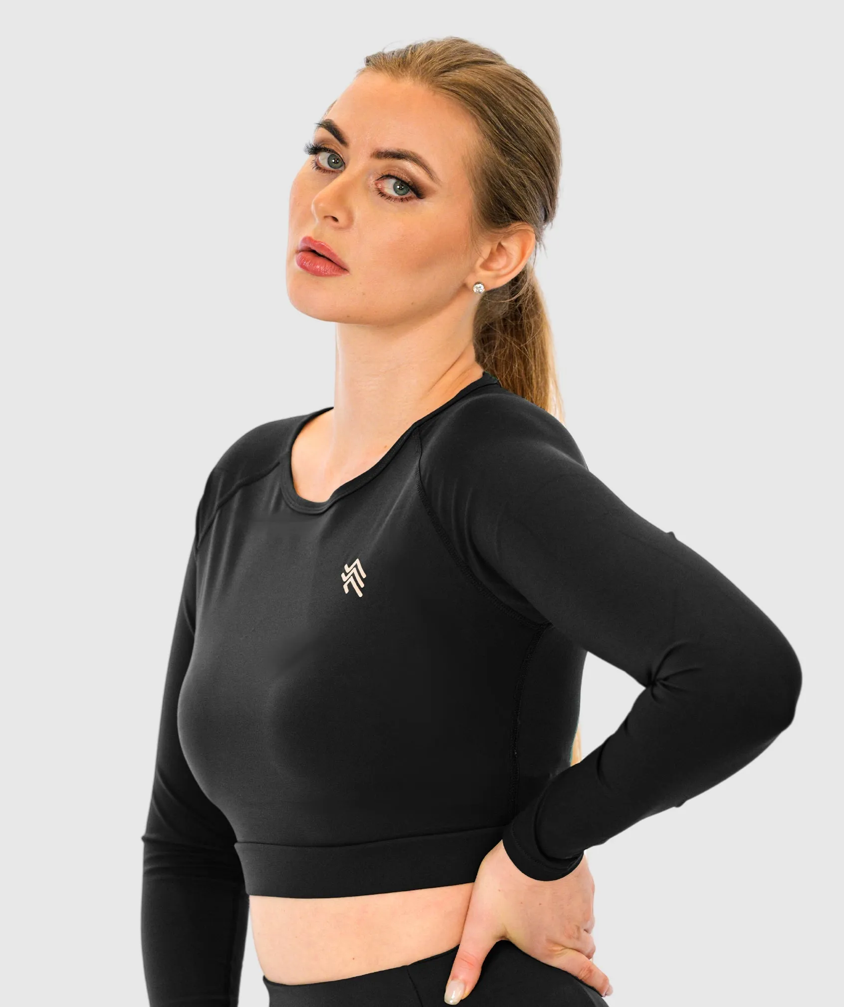 Long Sleeve Crop Top
