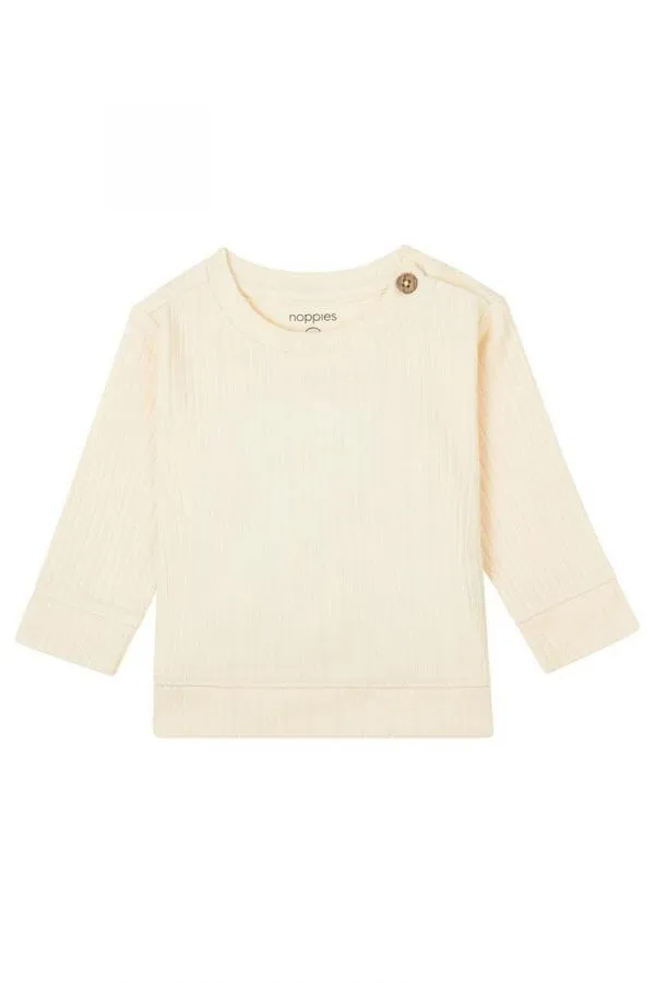 Long Sleeve Grimshaw Top - Buttercream