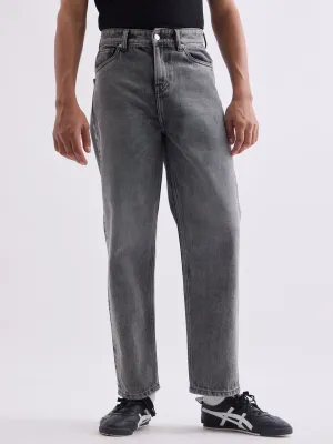 Loose Fit Light Grey Jeans