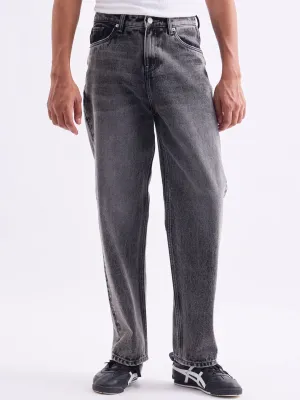 Loose Fit Mid Grey Jeans