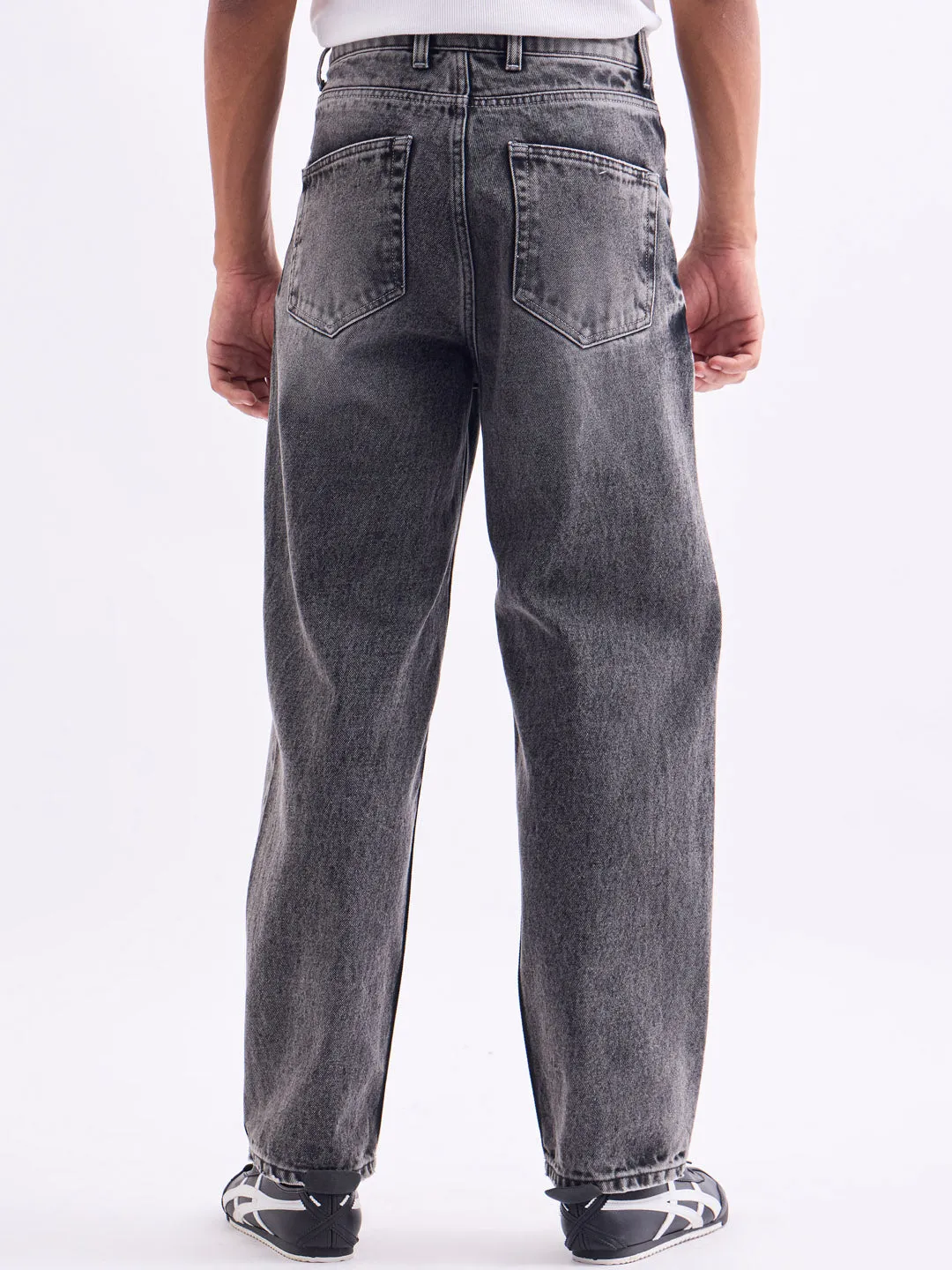 Loose Fit Mid Grey Jeans