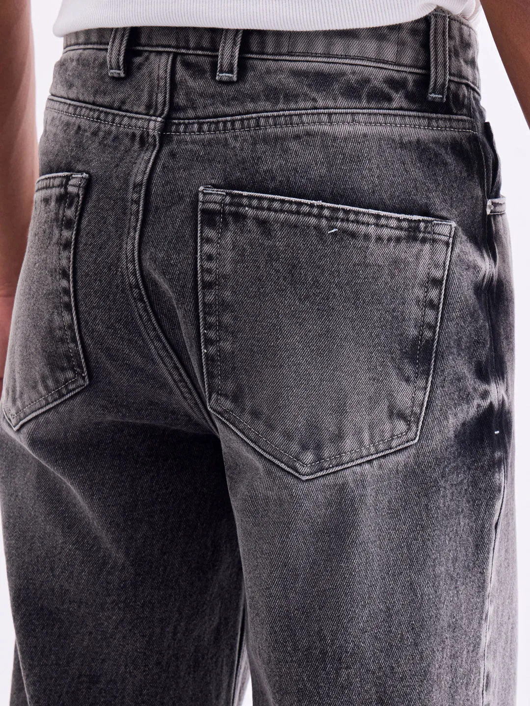 Loose Fit Mid Grey Jeans