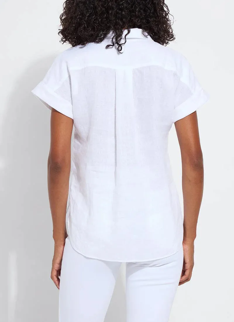 Lyla Linen Short Sleeve Shirt