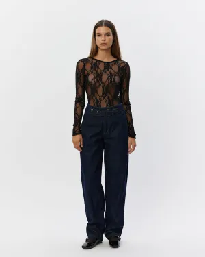 MARIAMSW JEANS - Dark denim blue