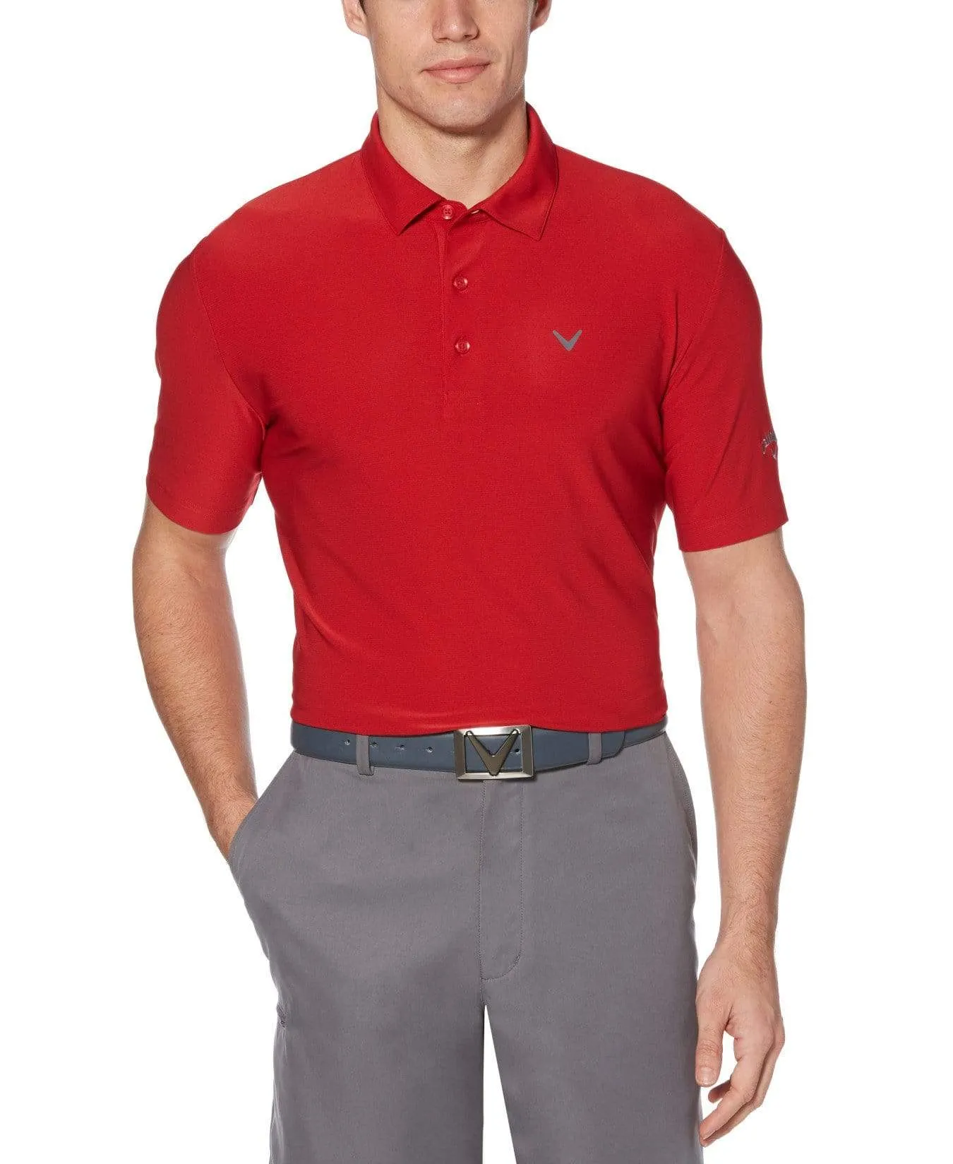 Mens Fine Line Polo