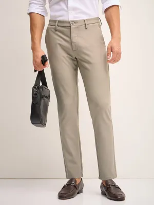 Men's Imported Textured Velen Cool Beige Pant