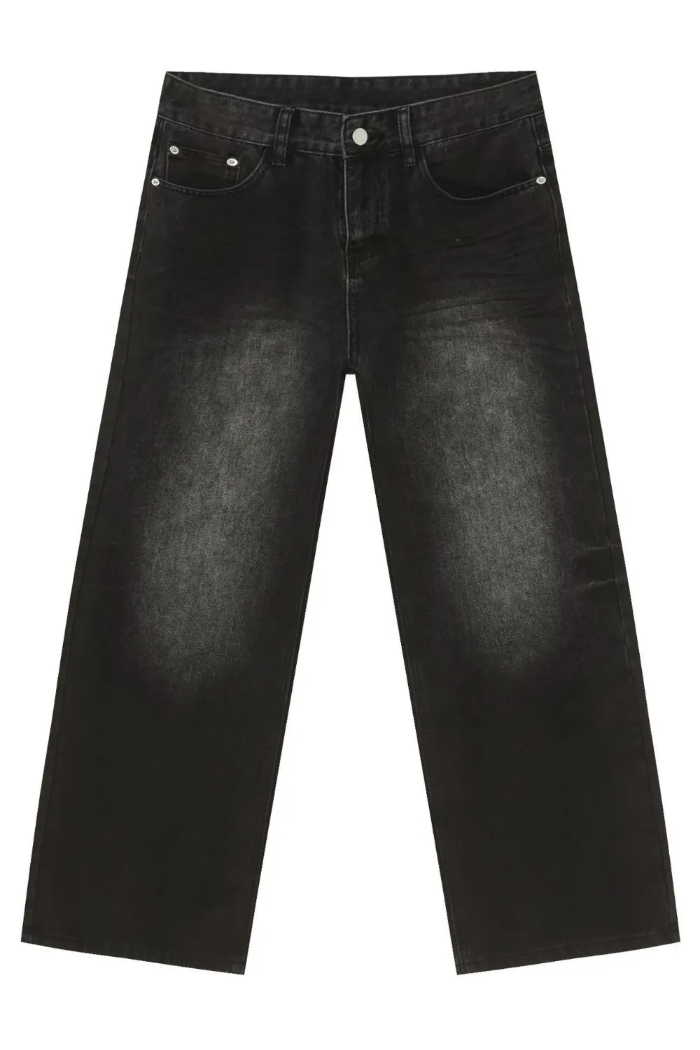 Men's Loose Fit Jeans with Pockets