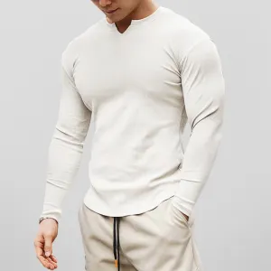 Men's Muscle Fit Long Sleeve Shirt for Style – Jake