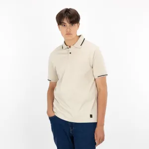 Mens Polo - Oatmeal