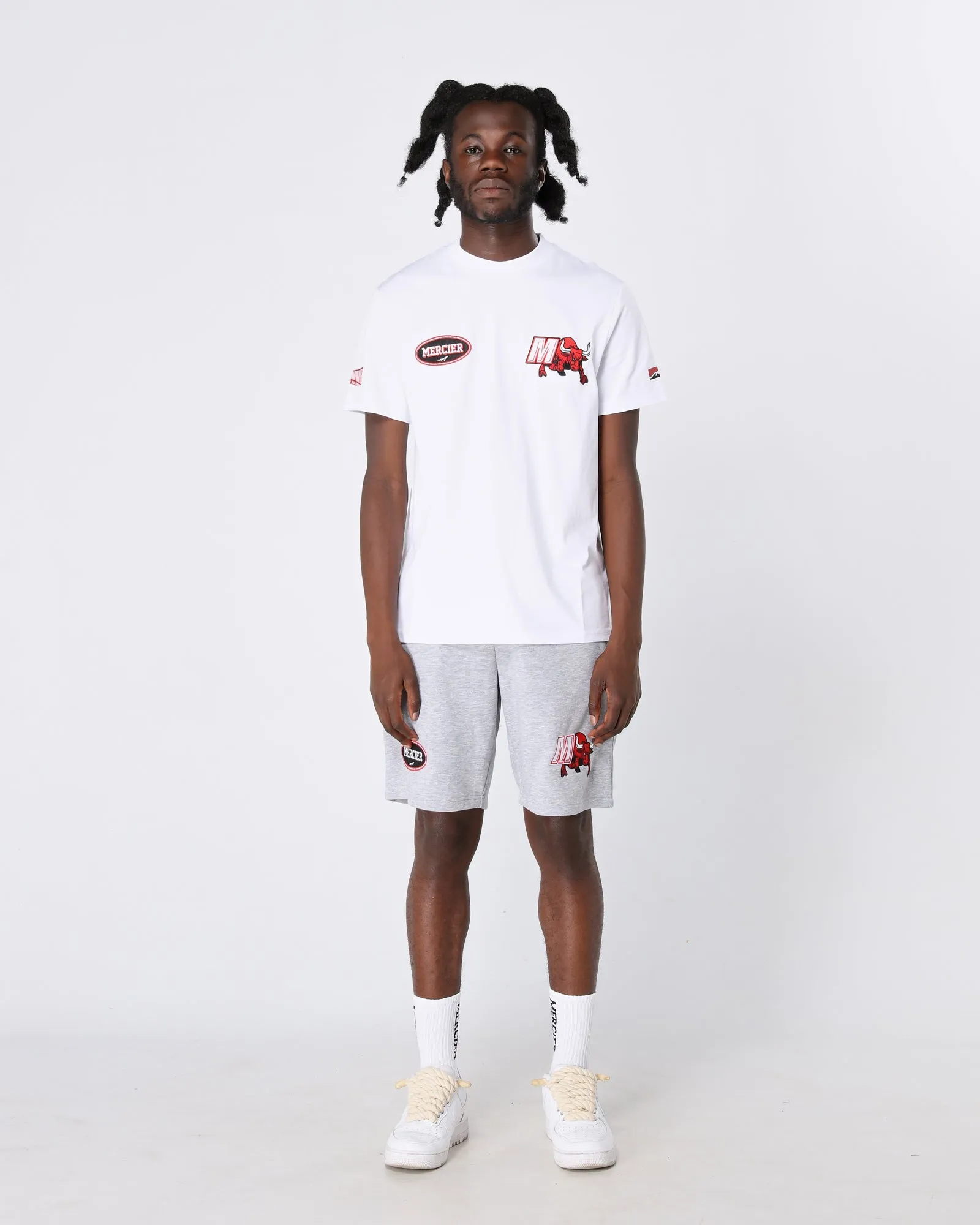 Mercier Empire Short Grey White