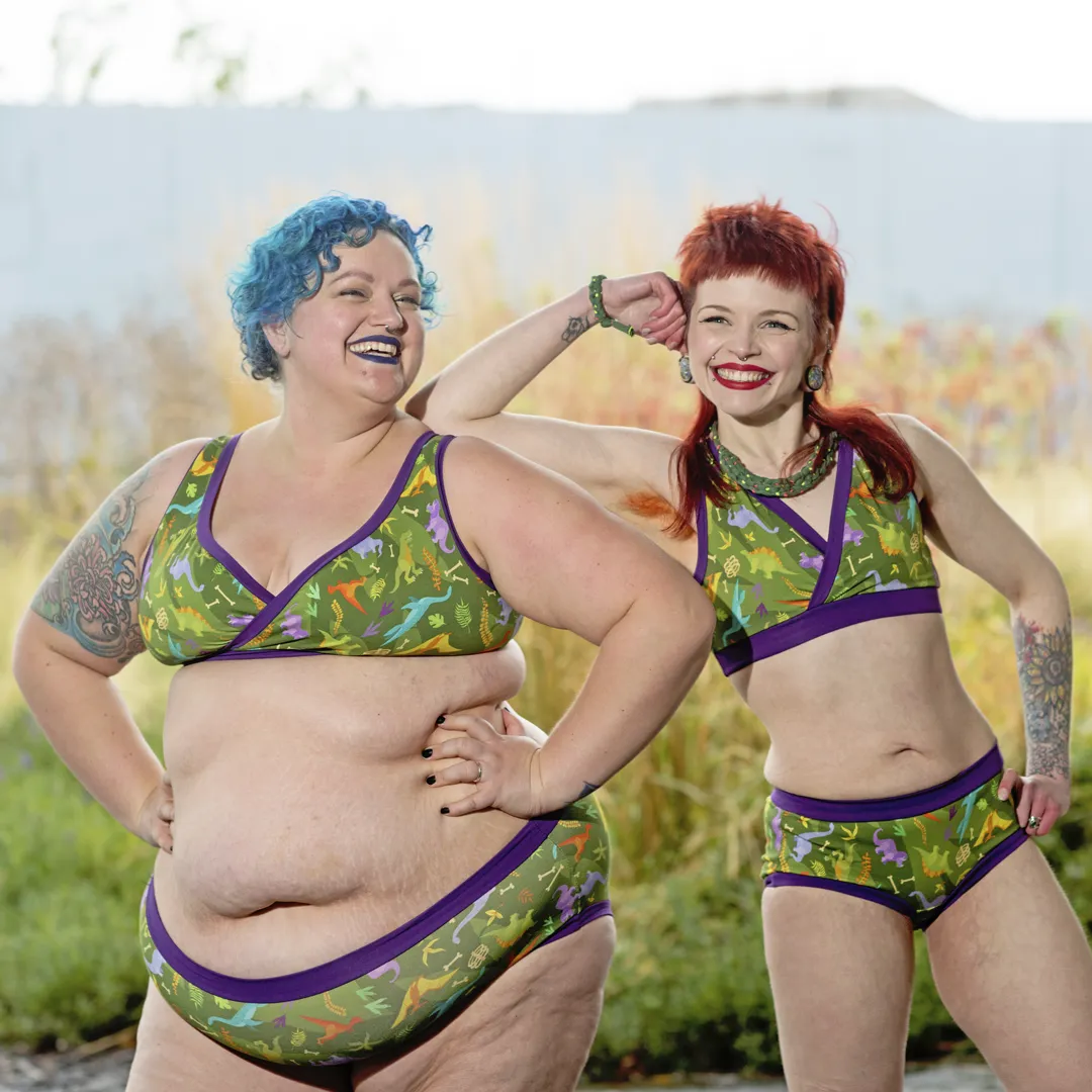 Mid Rise Briefs - Dino
