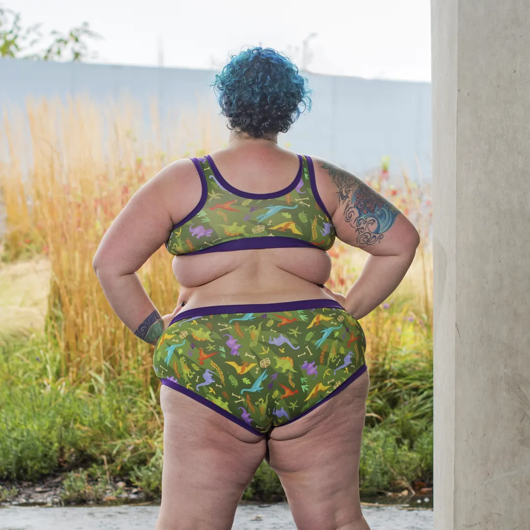 Mid Rise Briefs - Dino