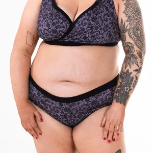 Mid Rise Briefs - Stormy Lace