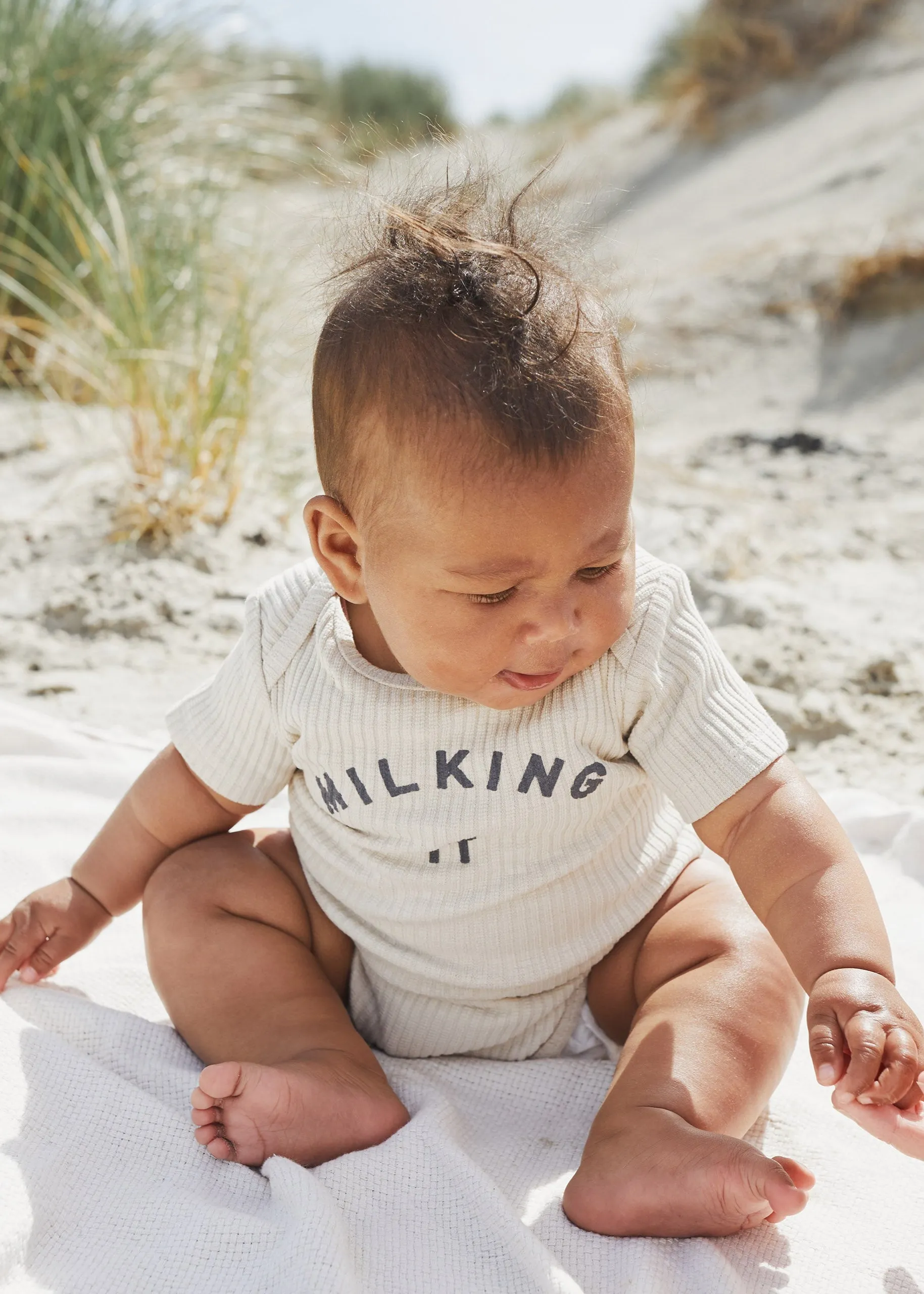 Milking It ® Oat Short Sleeve Bodysuit