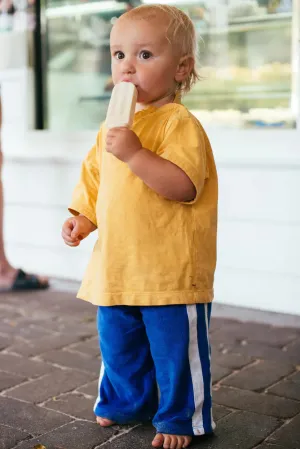 Mini Terry Pant - Cobalt