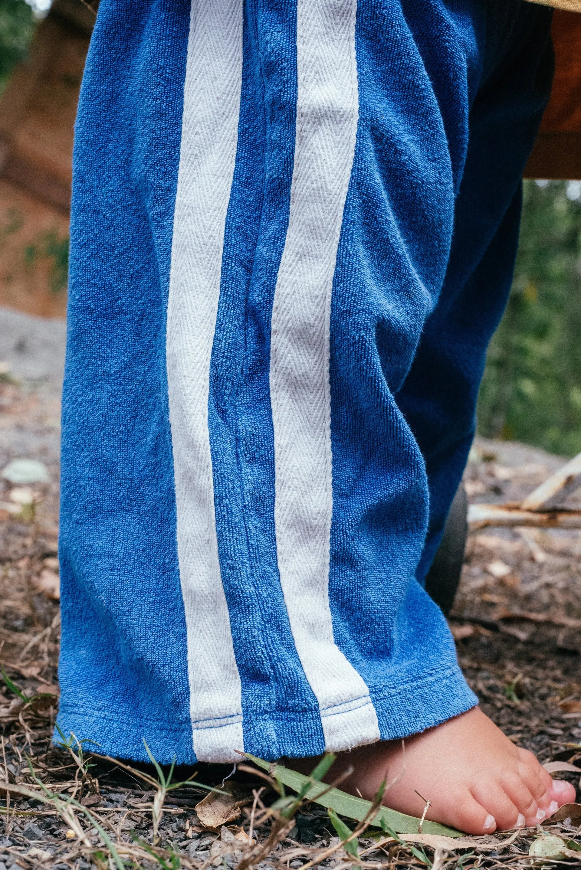 Mini Terry Pant - Cobalt
