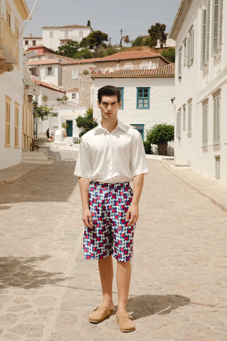 Mist Shorts Printed Red