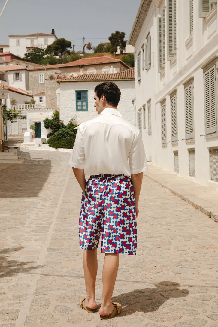 Mist Shorts Printed Red
