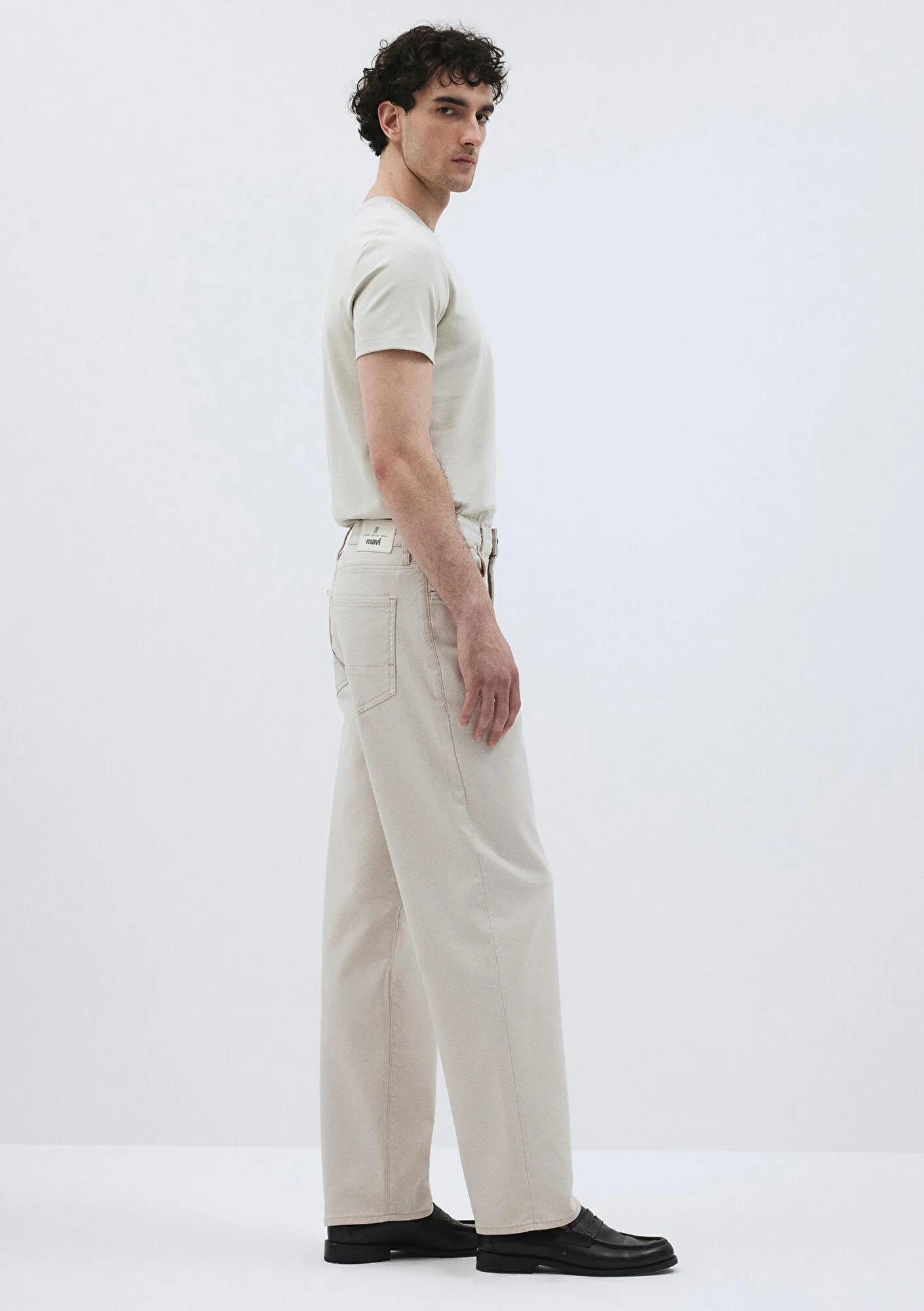 Mitte Street Ecru Canvas Jeans
