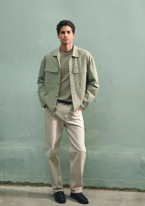 Mitte Street Ecru Canvas Jeans