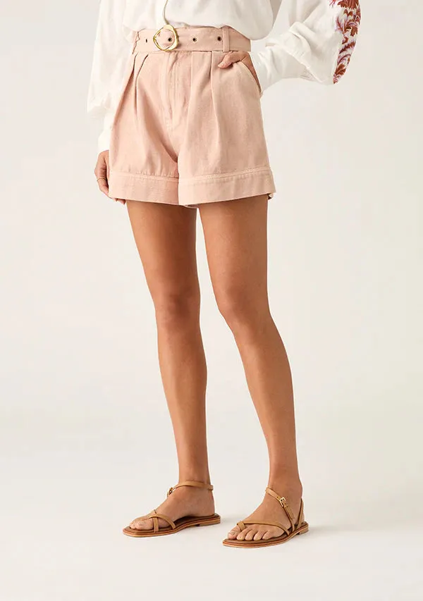 Mos the Label - Ana Denim Shorts - Rose