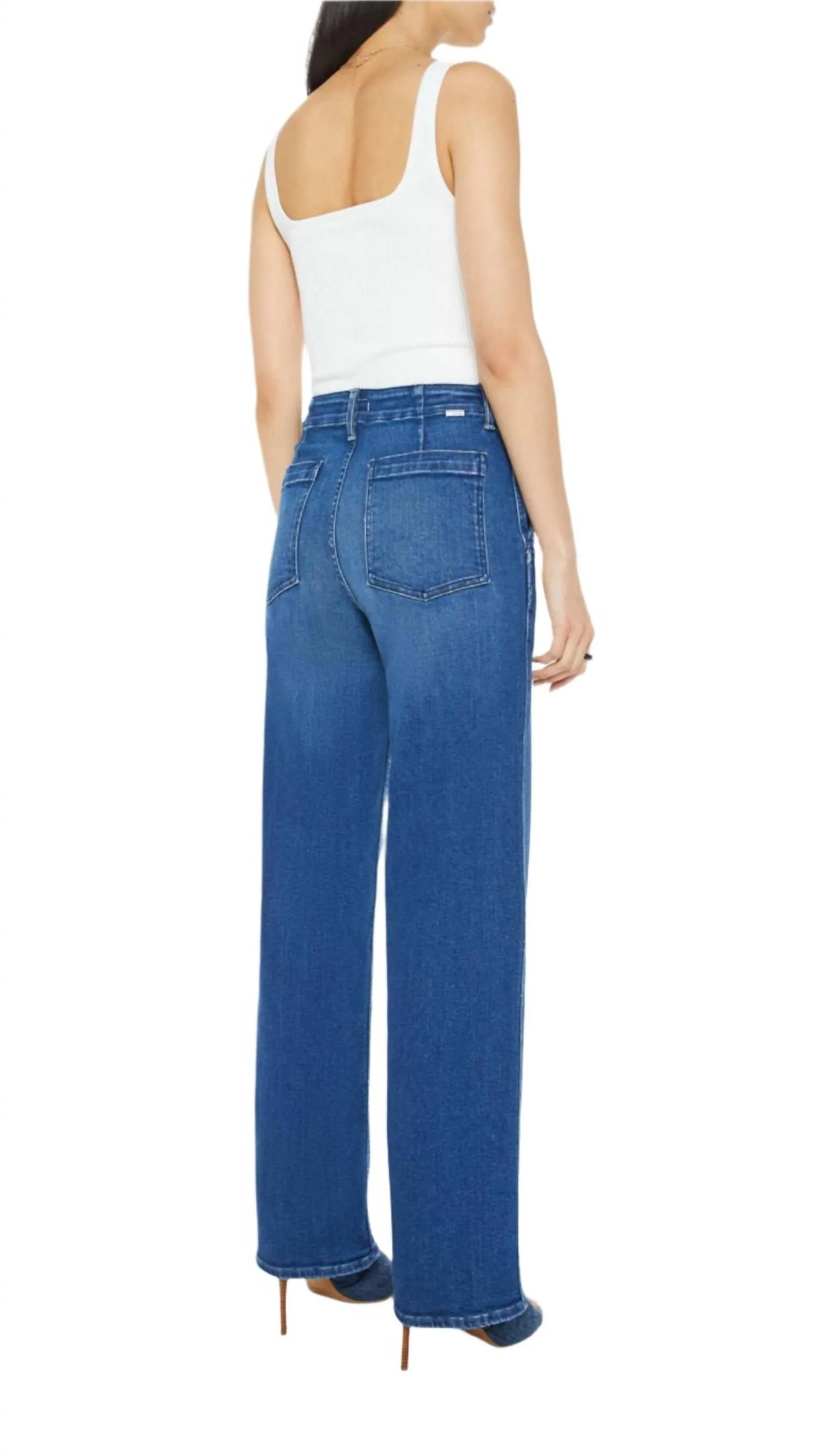 Mother - The Major Zip Sneak High Rise Jeans