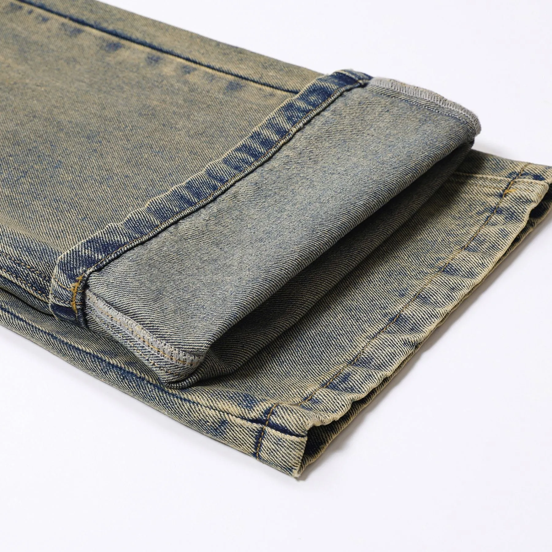 Mud Wash Baggy Seam jeans