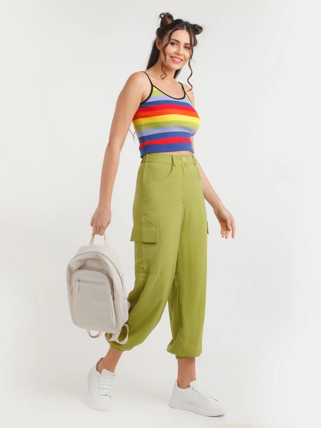 Multi Color Striped Top