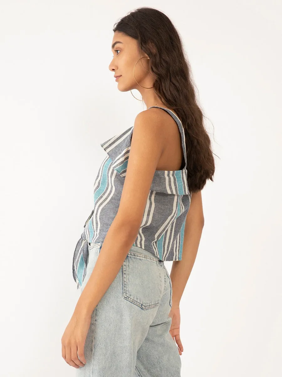 Multi-Colored Striped Top