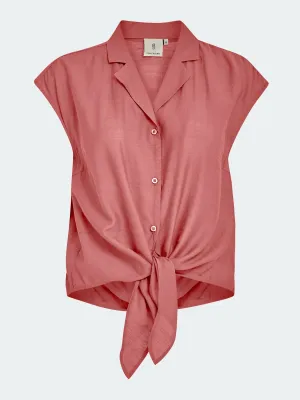 Naline Shirt - Burnt Coral