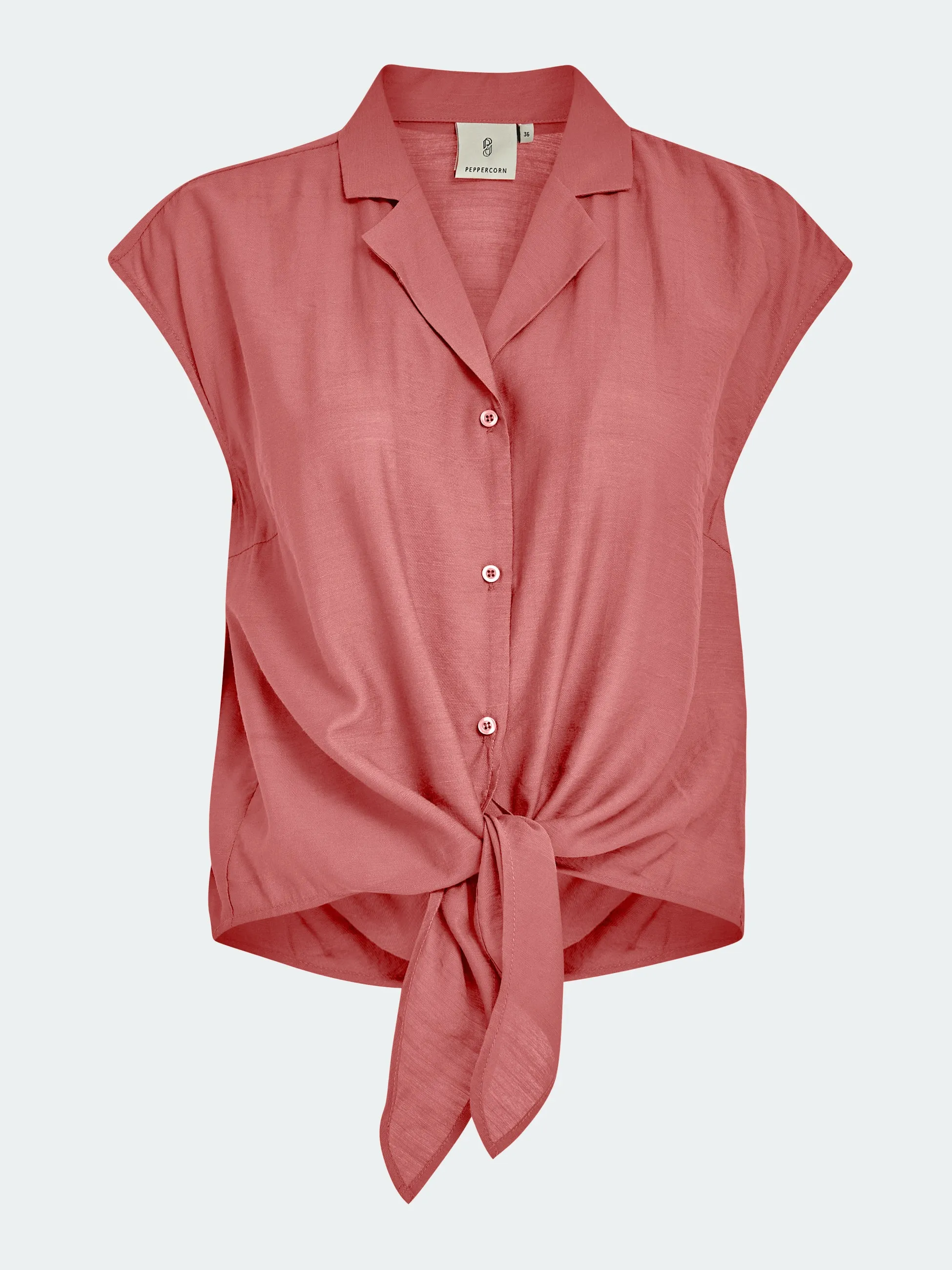 Naline Shirt - Burnt Coral
