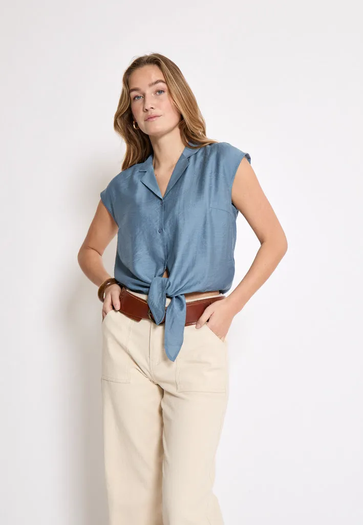 Naline Shirt - FADED DENIM