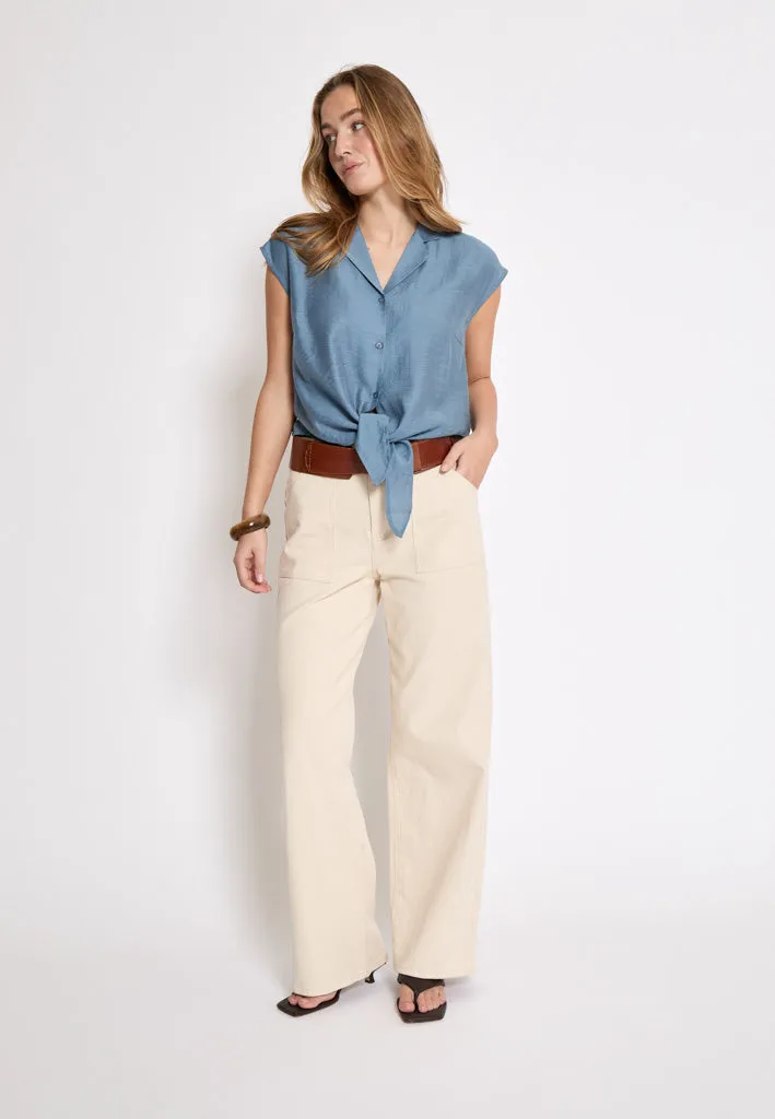 Naline Shirt - FADED DENIM