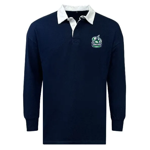 Naperville Crusaders Classic Long Sleeve Solid Rugby Jersey