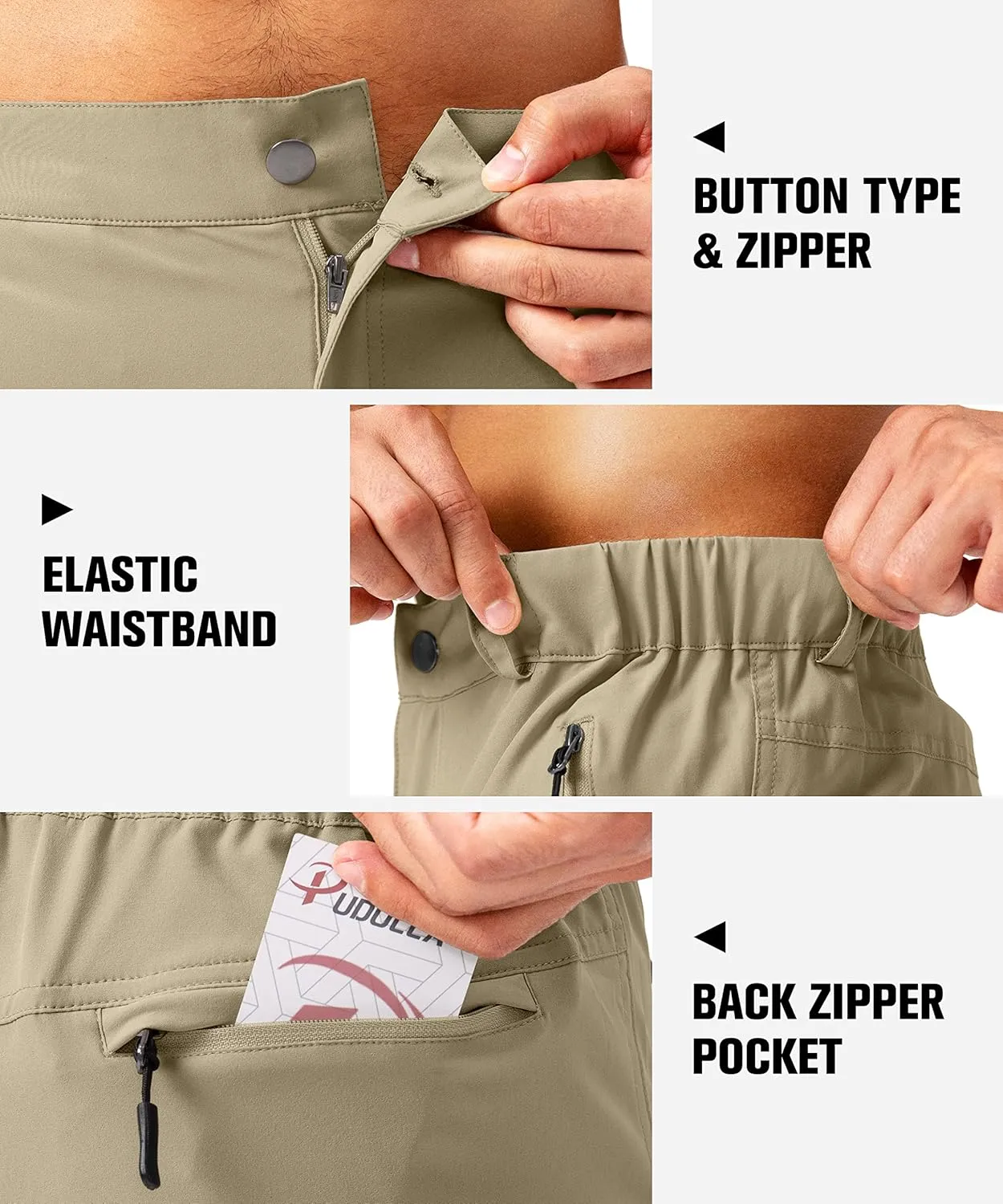Nathan – Lightweight Men’s Hiking Capri Shorts