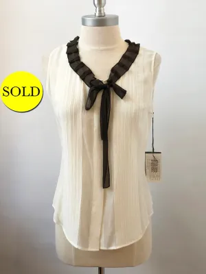 NEW Akris Punto Sleeveless Blouse Size 12