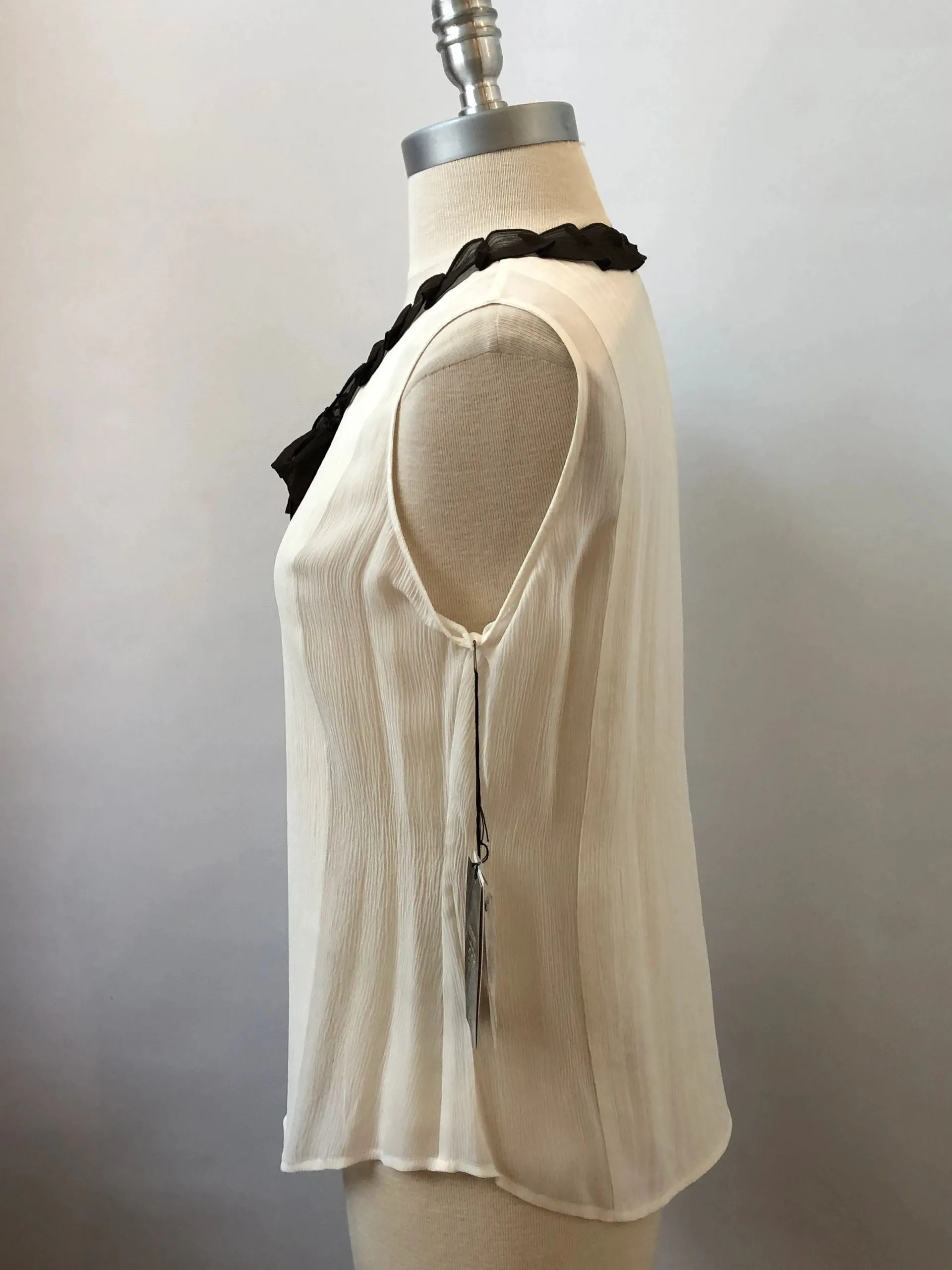 NEW Akris Punto Sleeveless Blouse Size 12