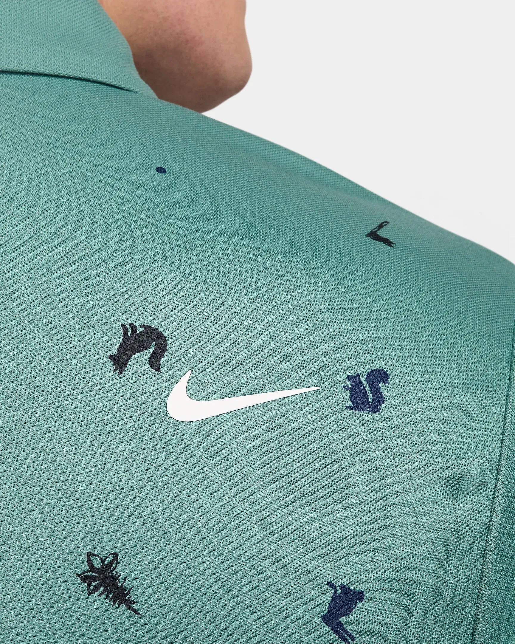 Nike Dri-Fit Tour Icon Print Golf Polo Shirt