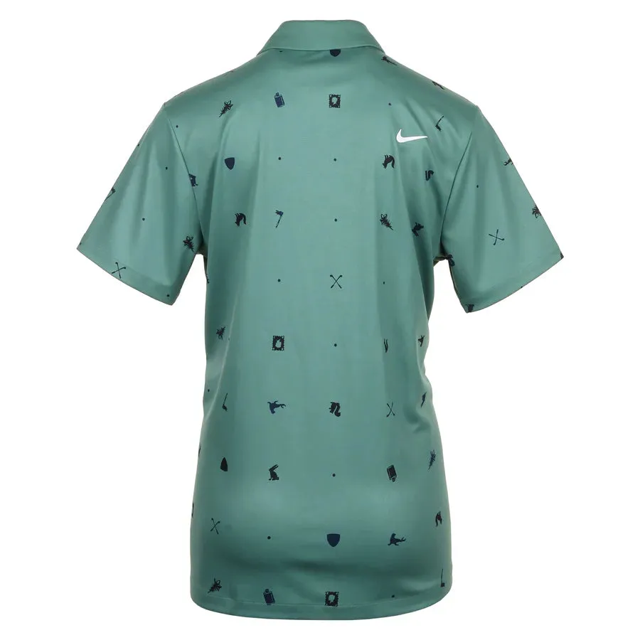 Nike Dri-Fit Tour Icon Print Golf Polo Shirt