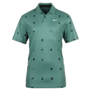 Nike Dri-Fit Tour Icon Print Golf Polo Shirt